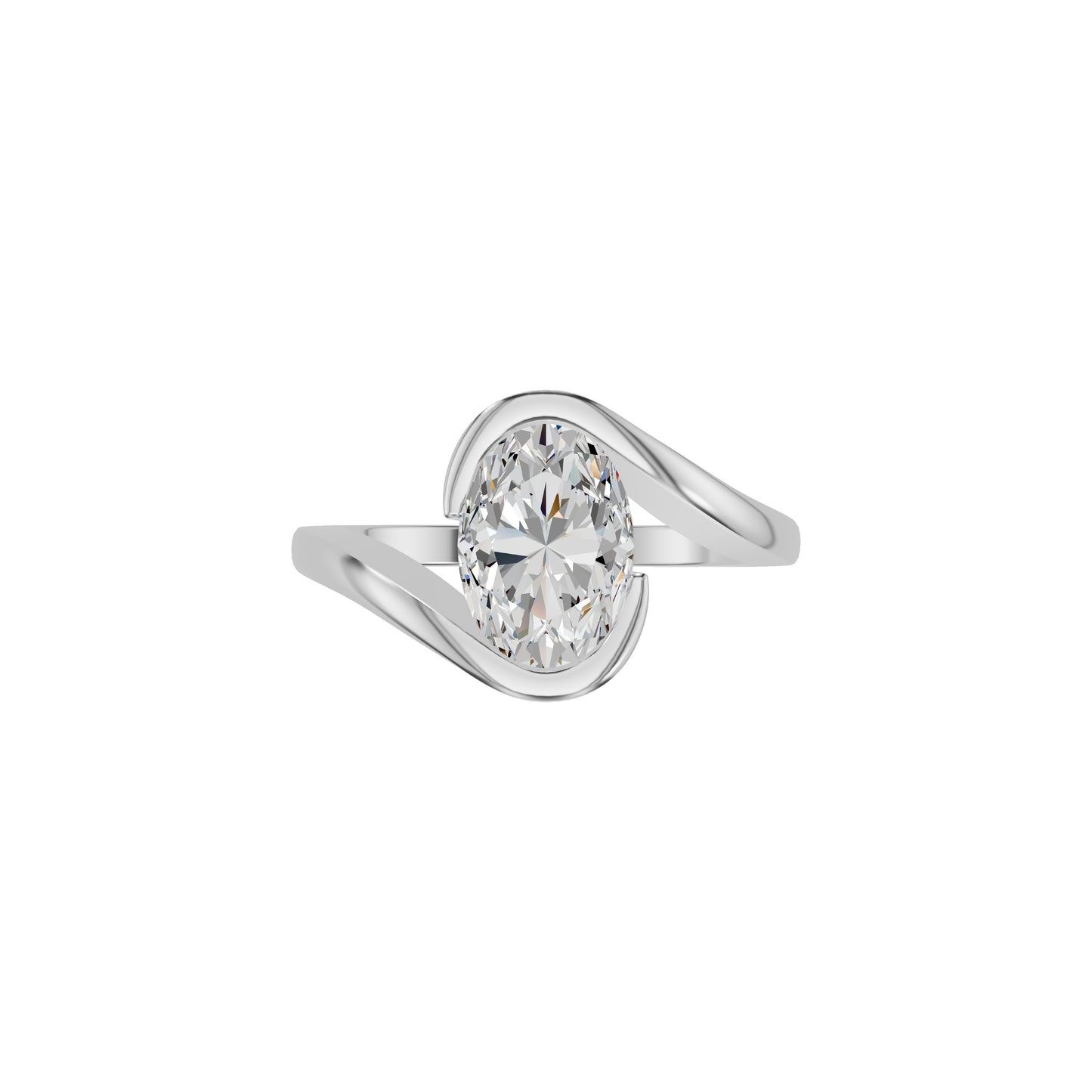 DLR002261 18 KT / White Gold / 18