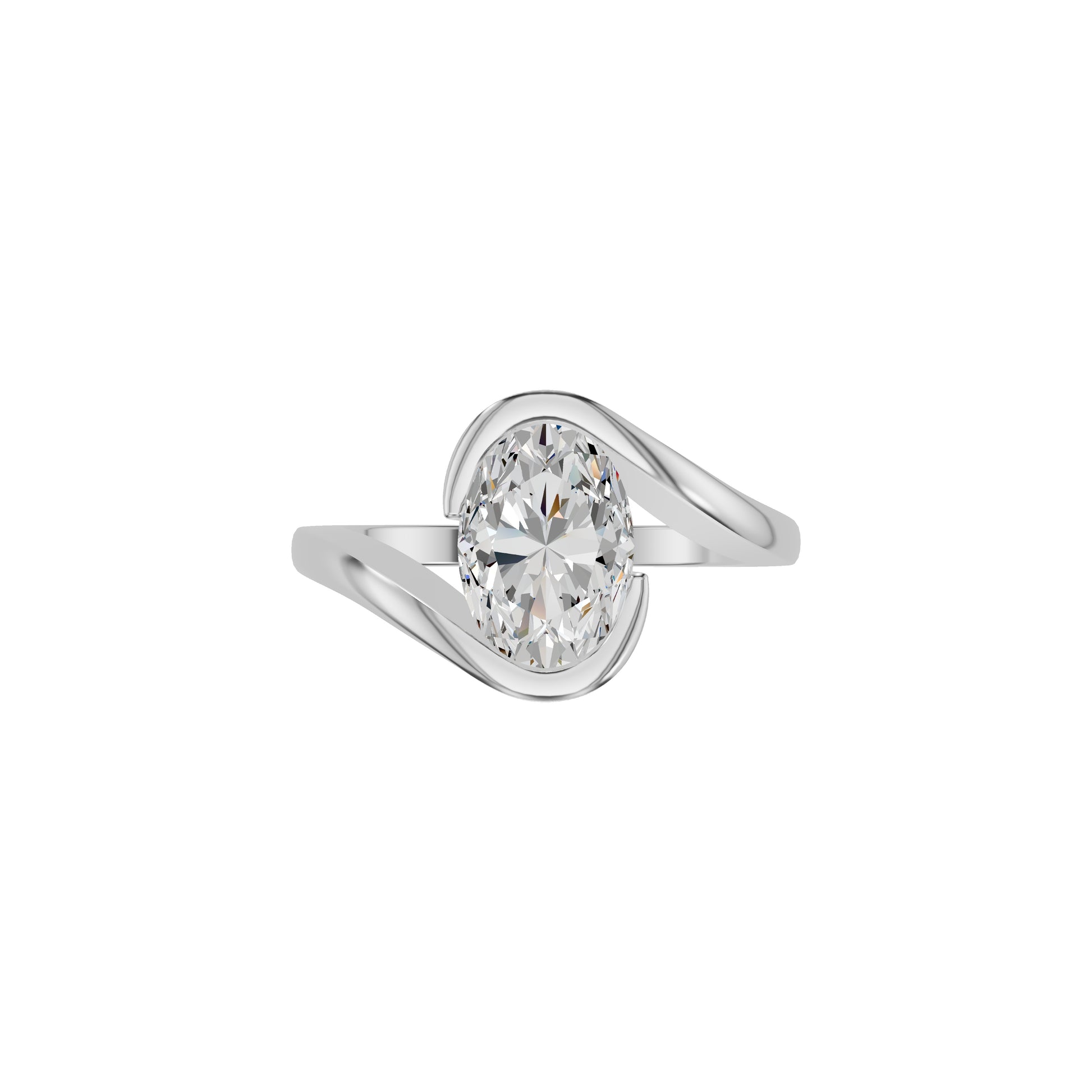 DLR002261 18 KT / White Gold / 18