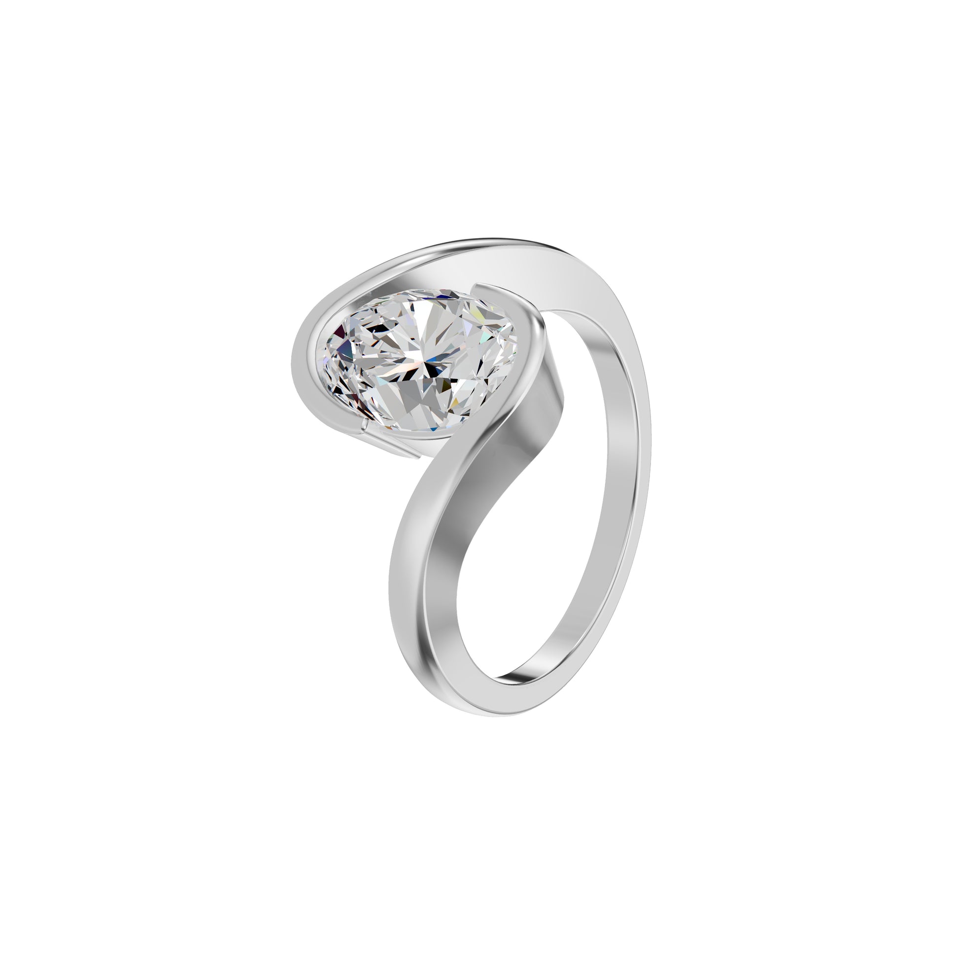 DLR002261 18 KT / White Gold / 18