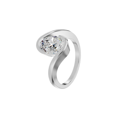 DLR002261 18 KT / White Gold / 18