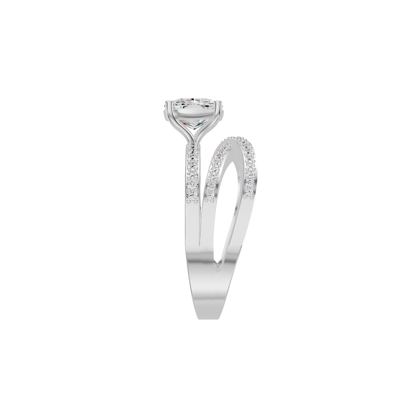 DLR002262 18 KT / White Gold / 18