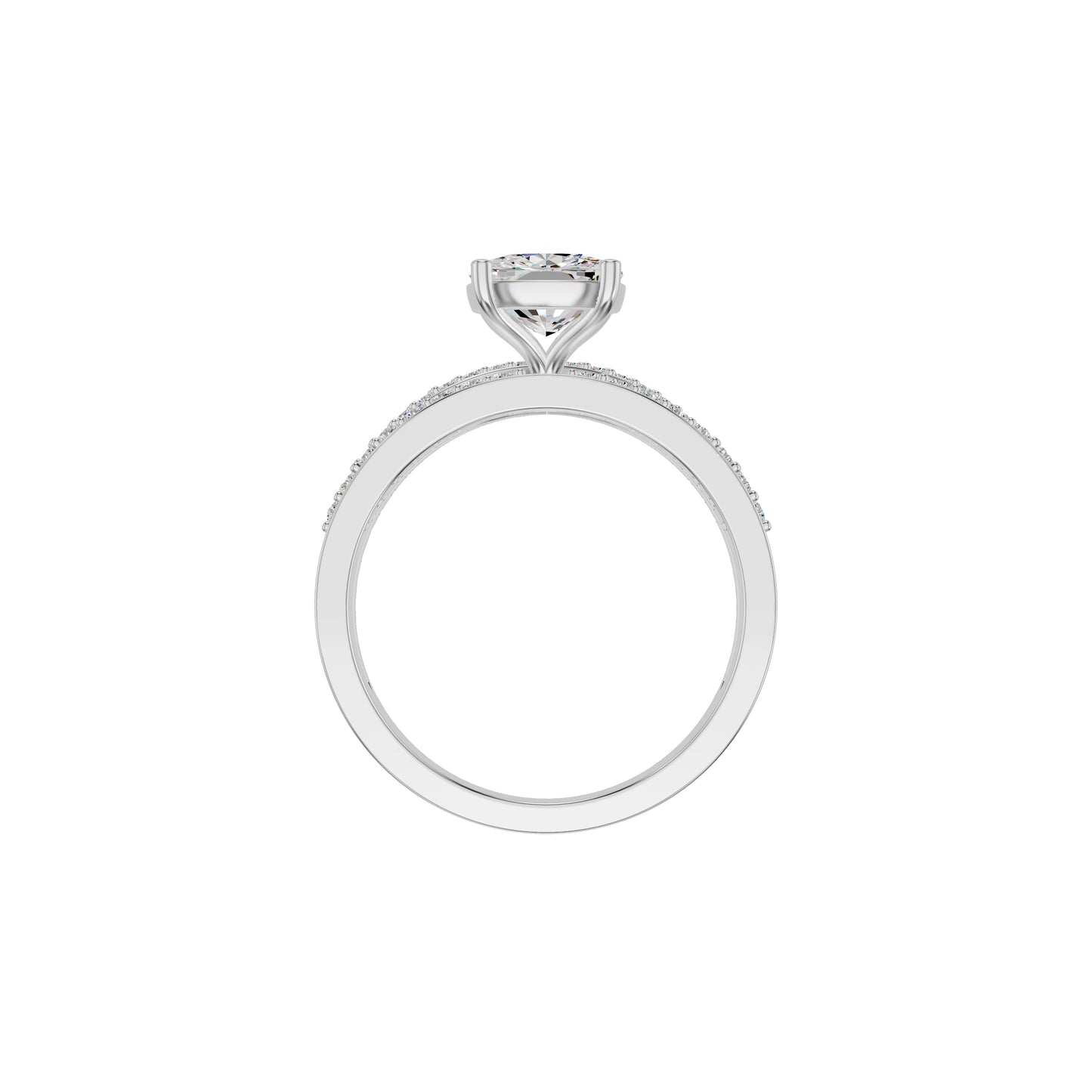 DLR002262 18 KT / White Gold / 18