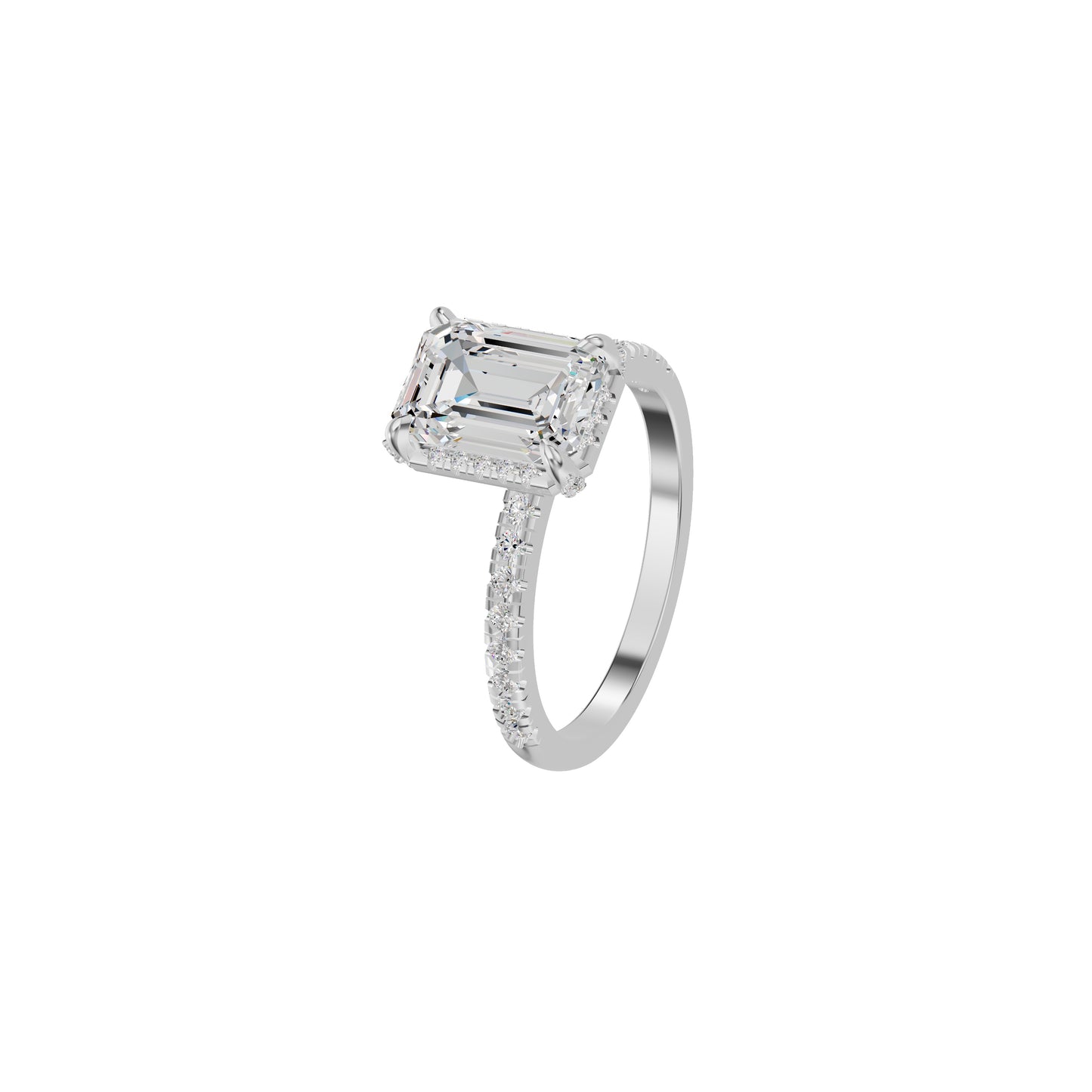 DLR002263 18 KT / White Gold / 18