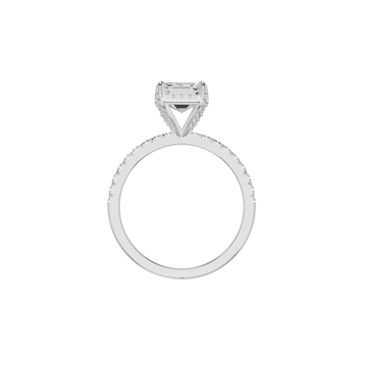 DLR002263 18 KT / White Gold / 18