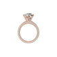 Brilliant Round Solitaire Dual Band Diamond Cocktail Ring