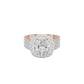 Radiant Rapture Diamond Ring 18 KT / Rose Gold / 18