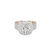 Radiant Rapture Diamond Ring 18 KT / Rose Gold / 18