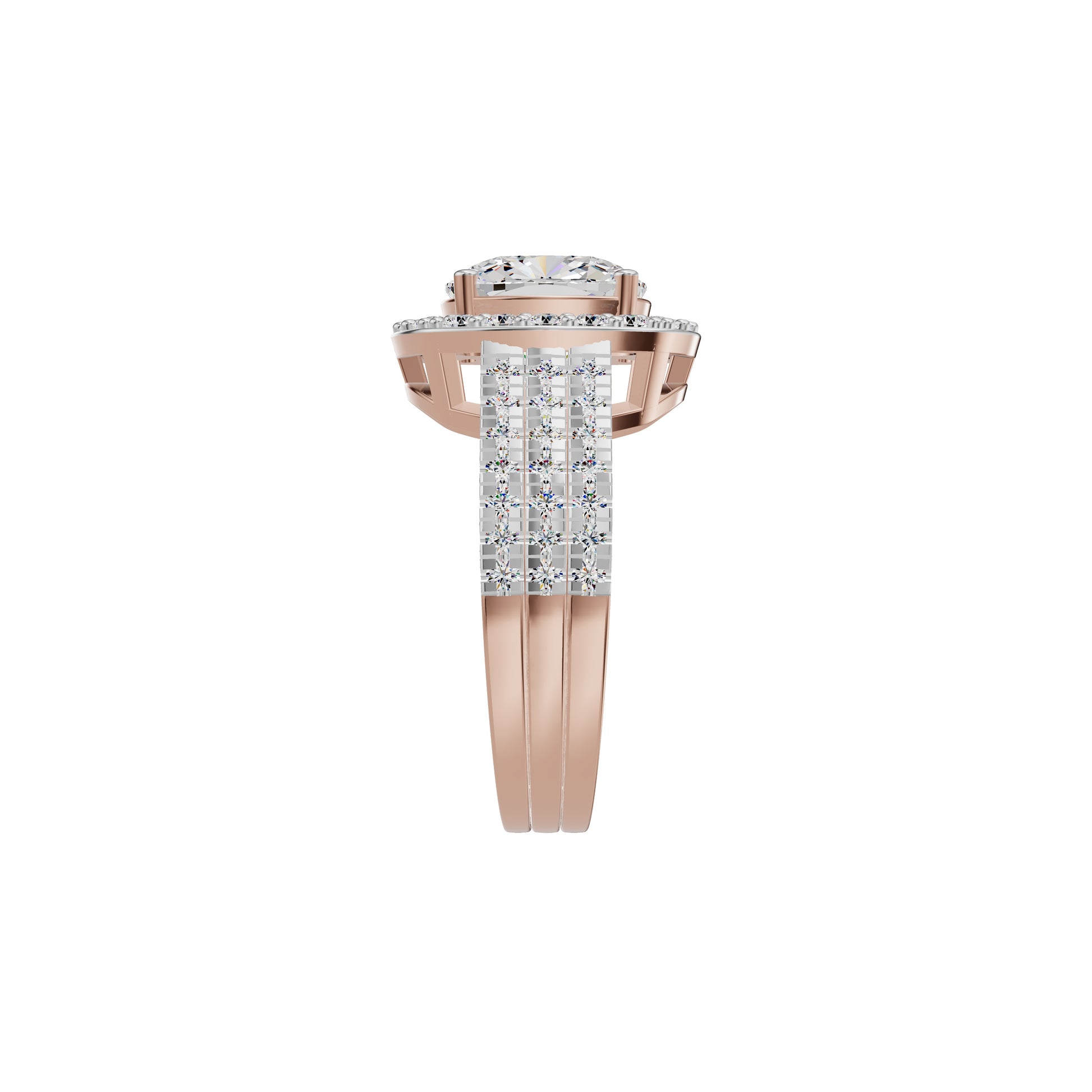 Radiant Rapture Diamond Ring 18 KT / Rose Gold / 18