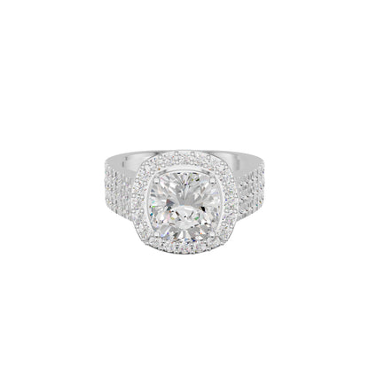 Radiant Rapture Diamond Ring 18 KT / White Gold / 18