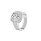 Radiant Rapture Diamond Ring 18 KT / White Gold / 18