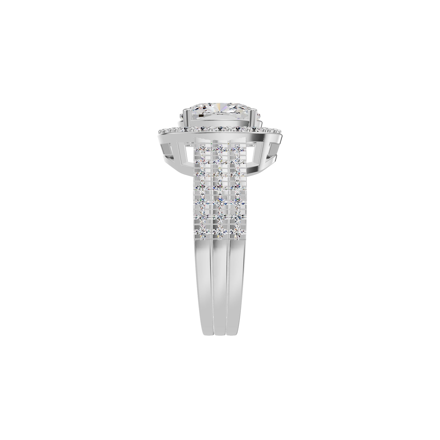 Radiant Rapture Diamond Ring 18 KT / White Gold / 18