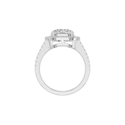 Radiant Rapture Diamond Ring 18 KT / White Gold / 18