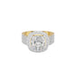 Radiant Rapture Diamond Ring 18 KT / Yellow Gold / 18