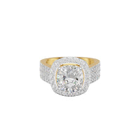 Radiant Rapture Diamond Ring 18 KT / Yellow Gold / 18