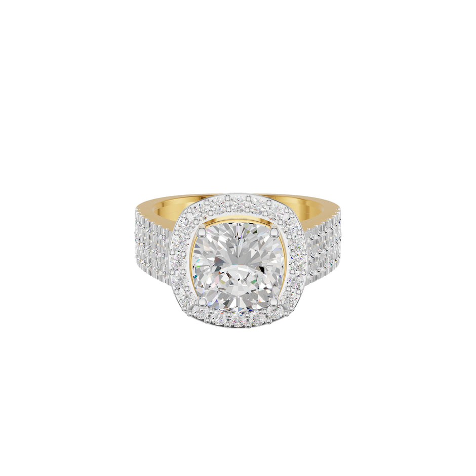 Radiant Rapture Diamond Ring 18 KT / Yellow Gold / 18