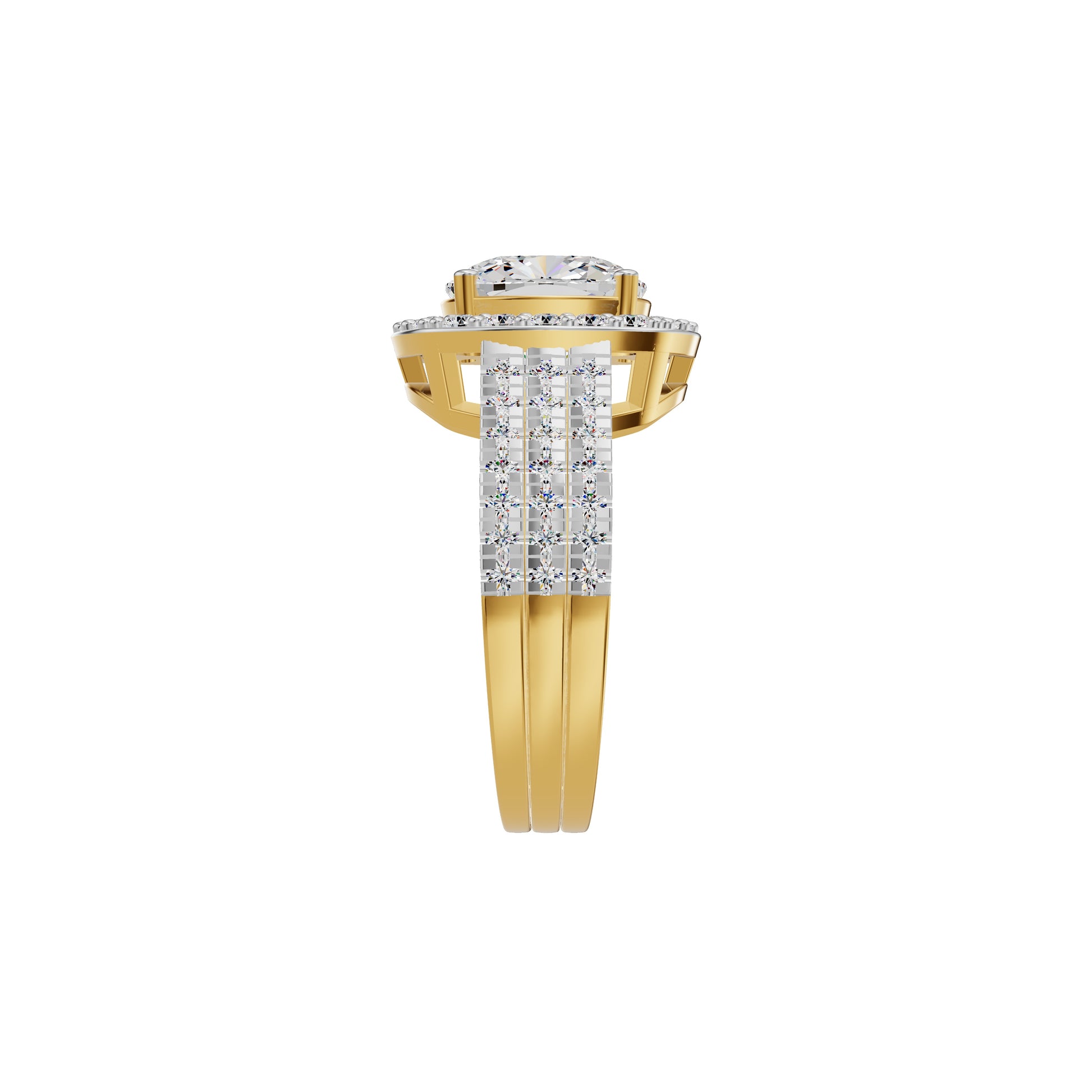 Radiant Rapture Diamond Ring 18 KT / Yellow Gold / 18