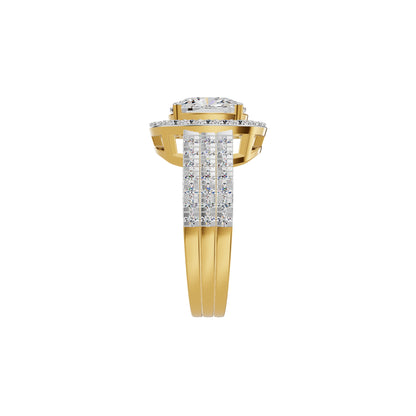 Radiant Rapture Diamond Ring 18 KT / Yellow Gold / 18