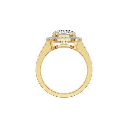 Radiant Rapture Diamond Ring 18 KT / Yellow Gold / 18