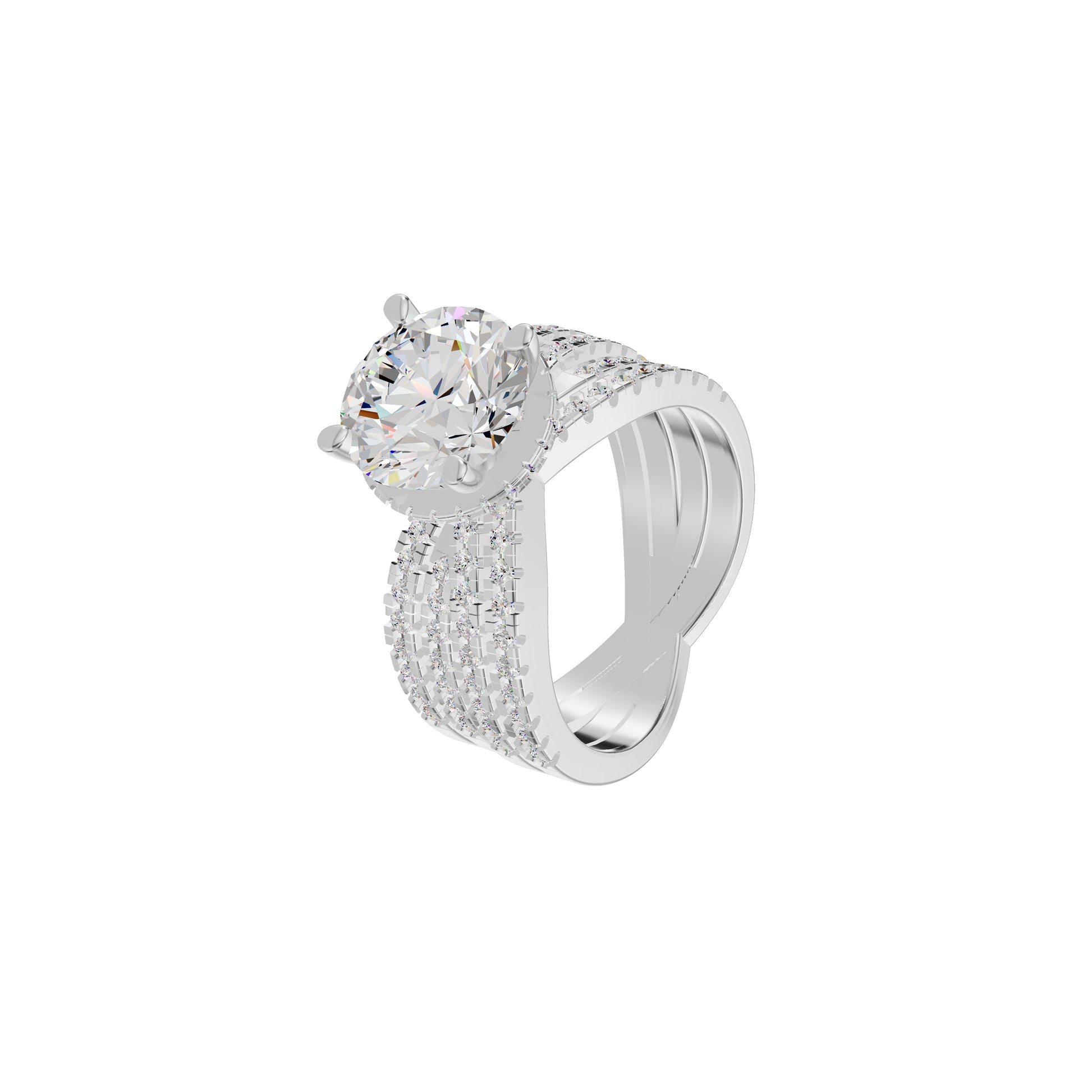 DLR002266 18 KT / White Gold / 18