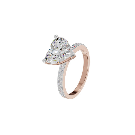 Luminous Lullaby Diamond Ring 18 KT / Rose Gold / 18