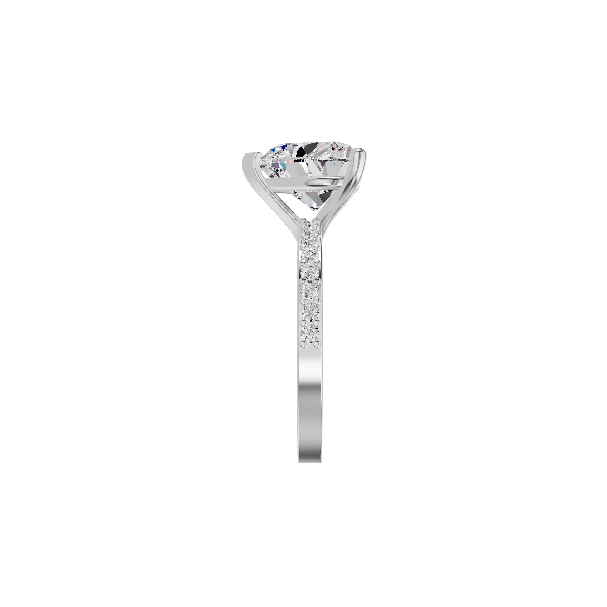 DLR002267 18 KT / White Gold / 18