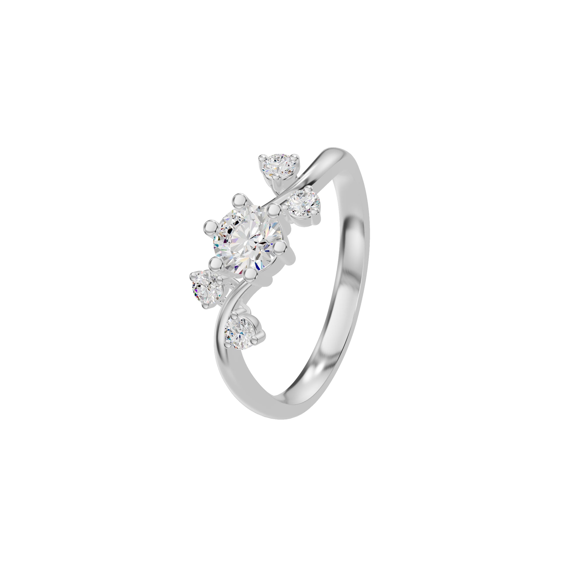DLR002337 18 KT / White Gold / 18