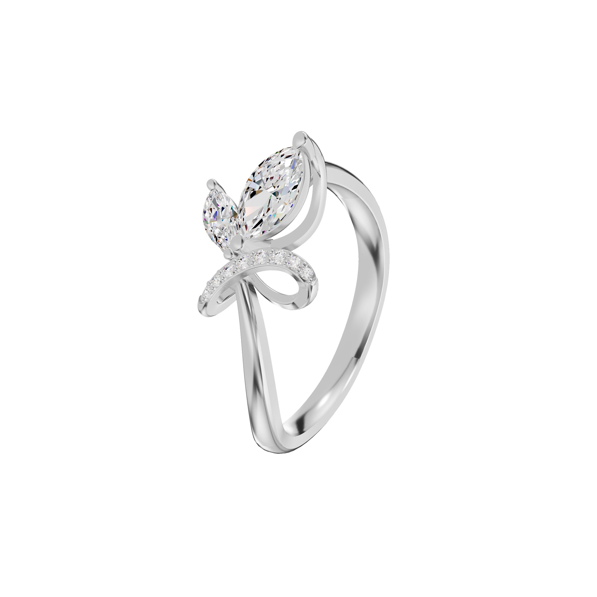 DLR002339 18 KT / White Gold / 18