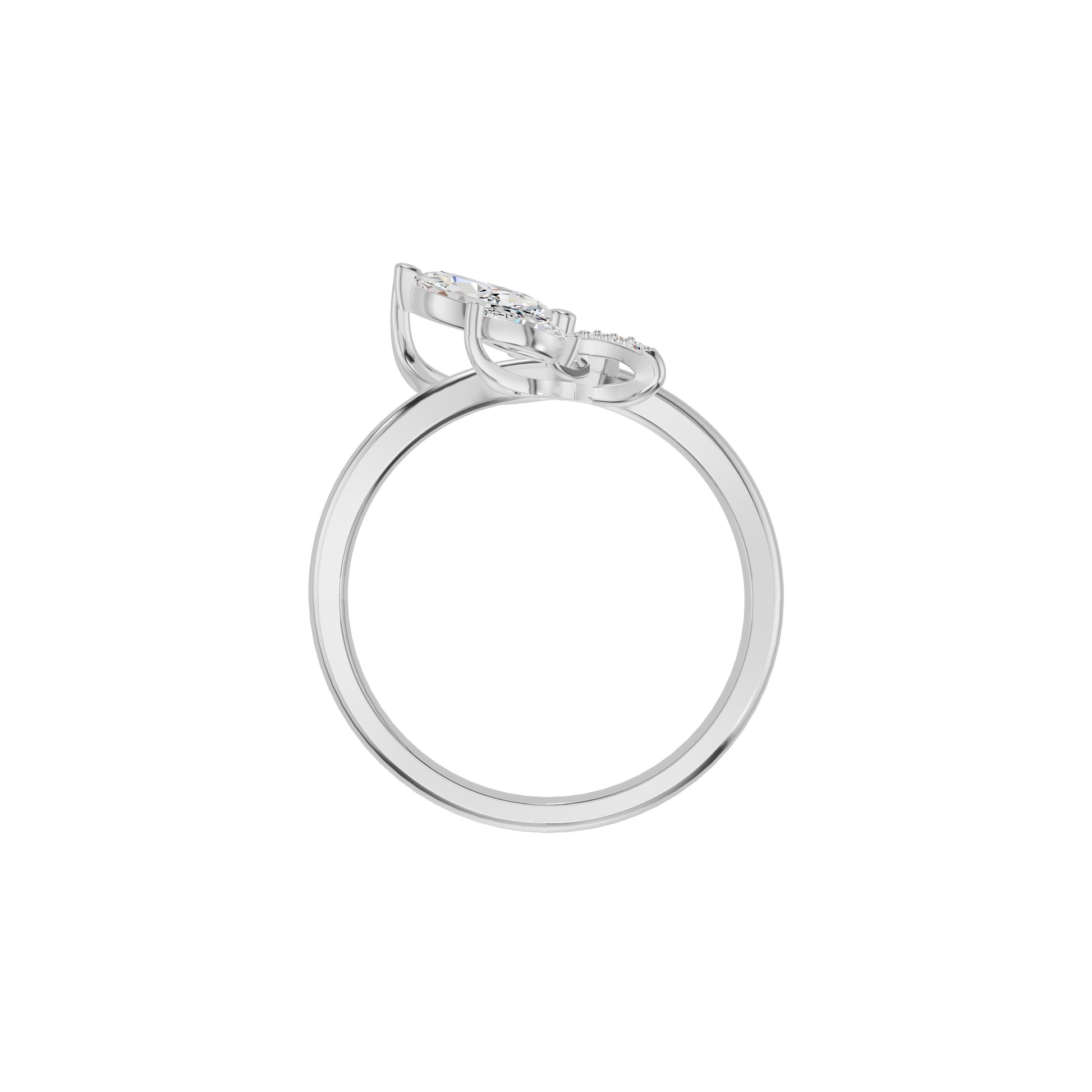 DLR002339 18 KT / White Gold / 18
