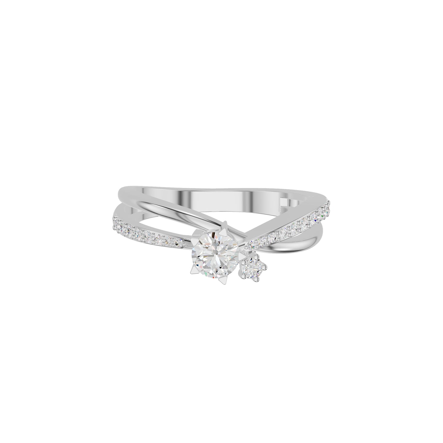 DLR002341 18 KT / White Gold / 18