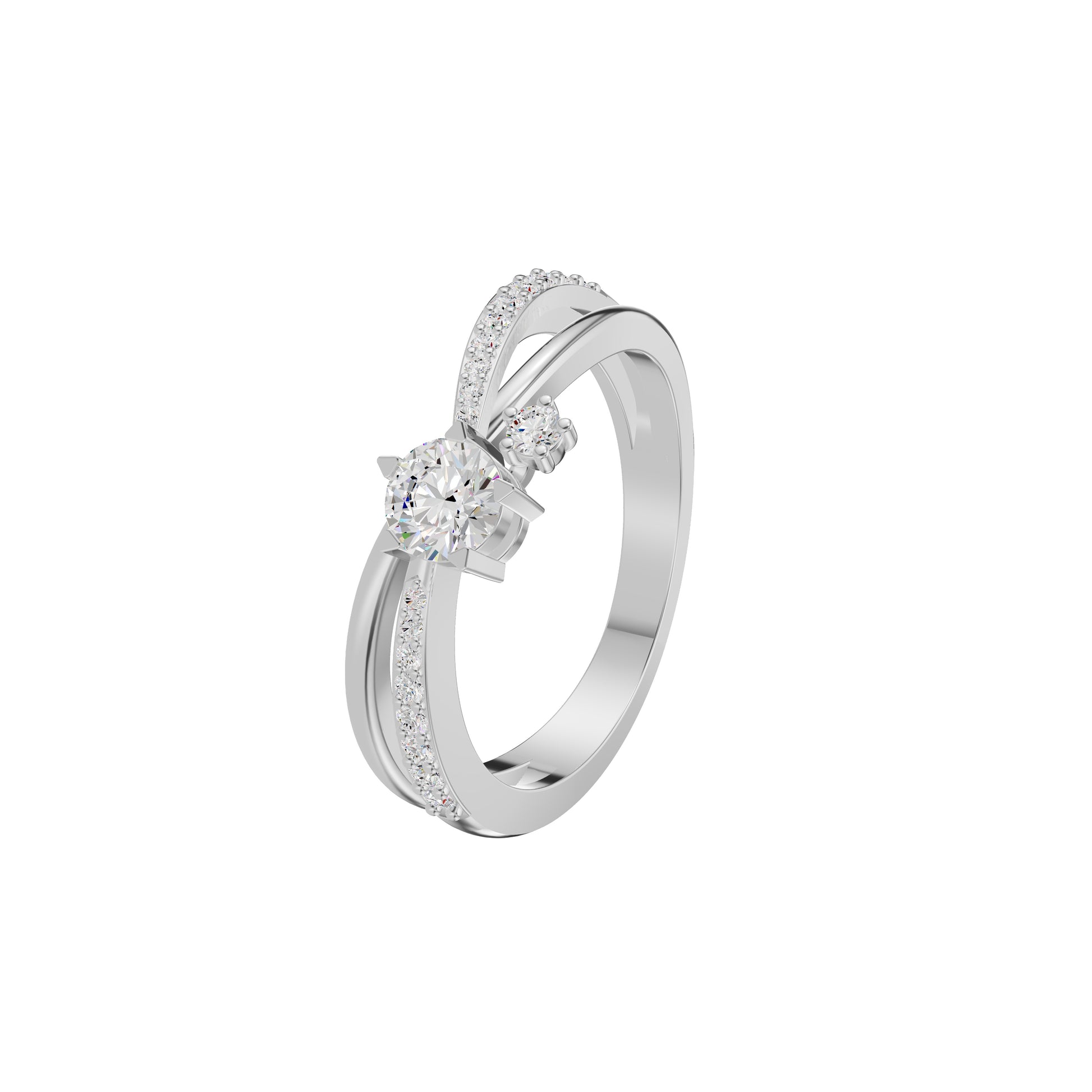 DLR002341 18 KT / White Gold / 18