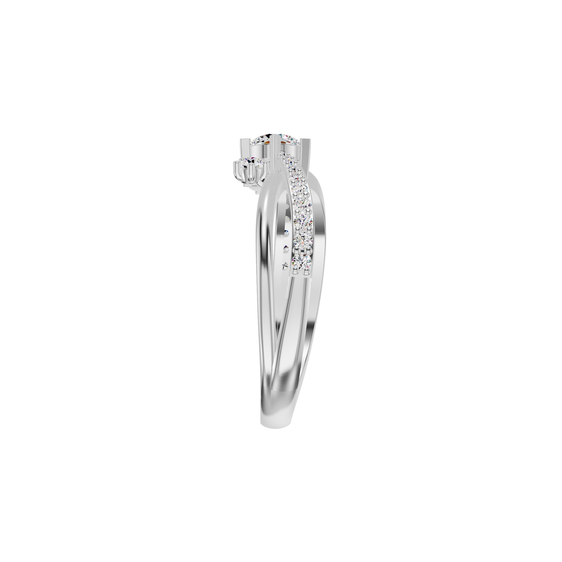 DLR002341 18 KT / White Gold / 18