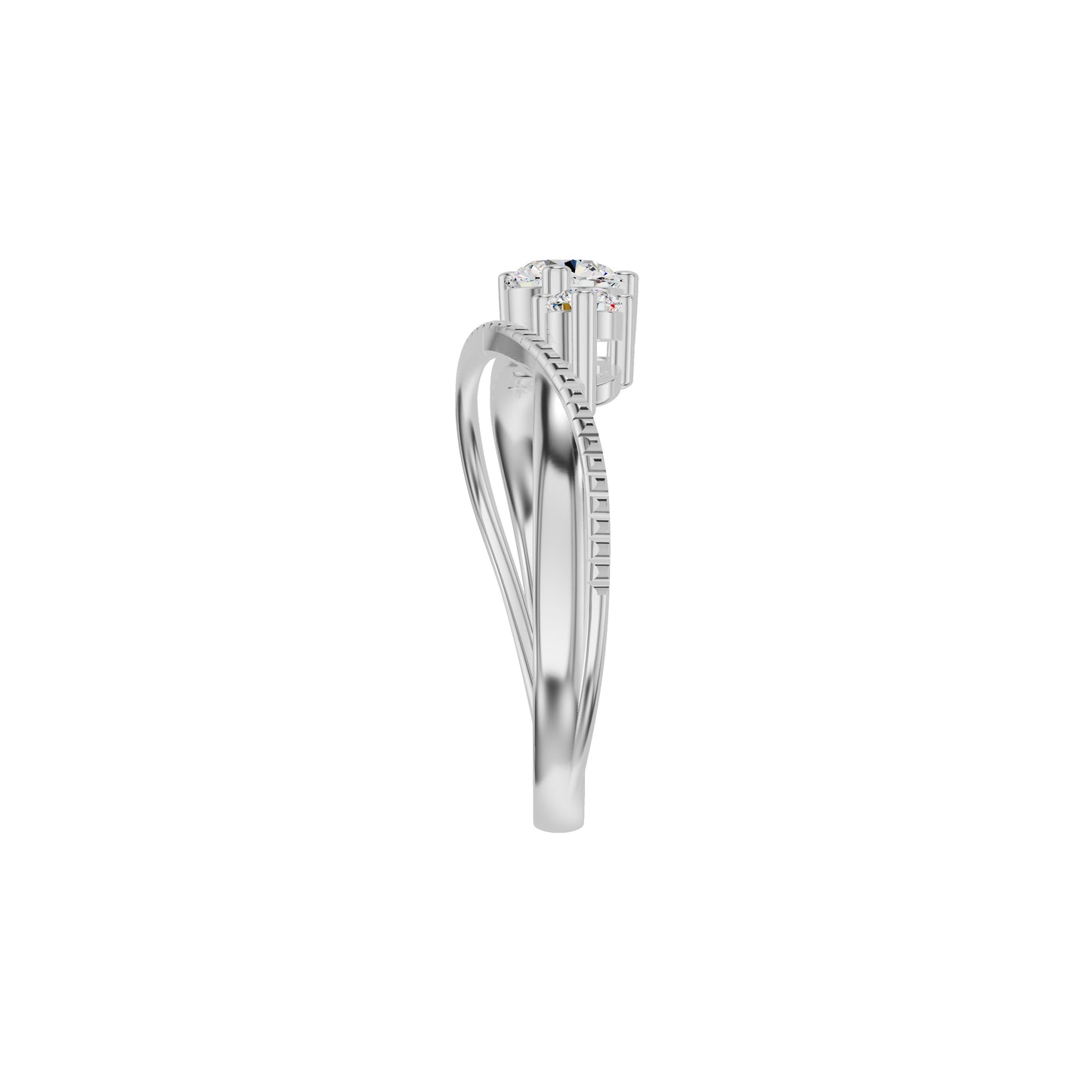 DLR002343 18 KT / White Gold / 18