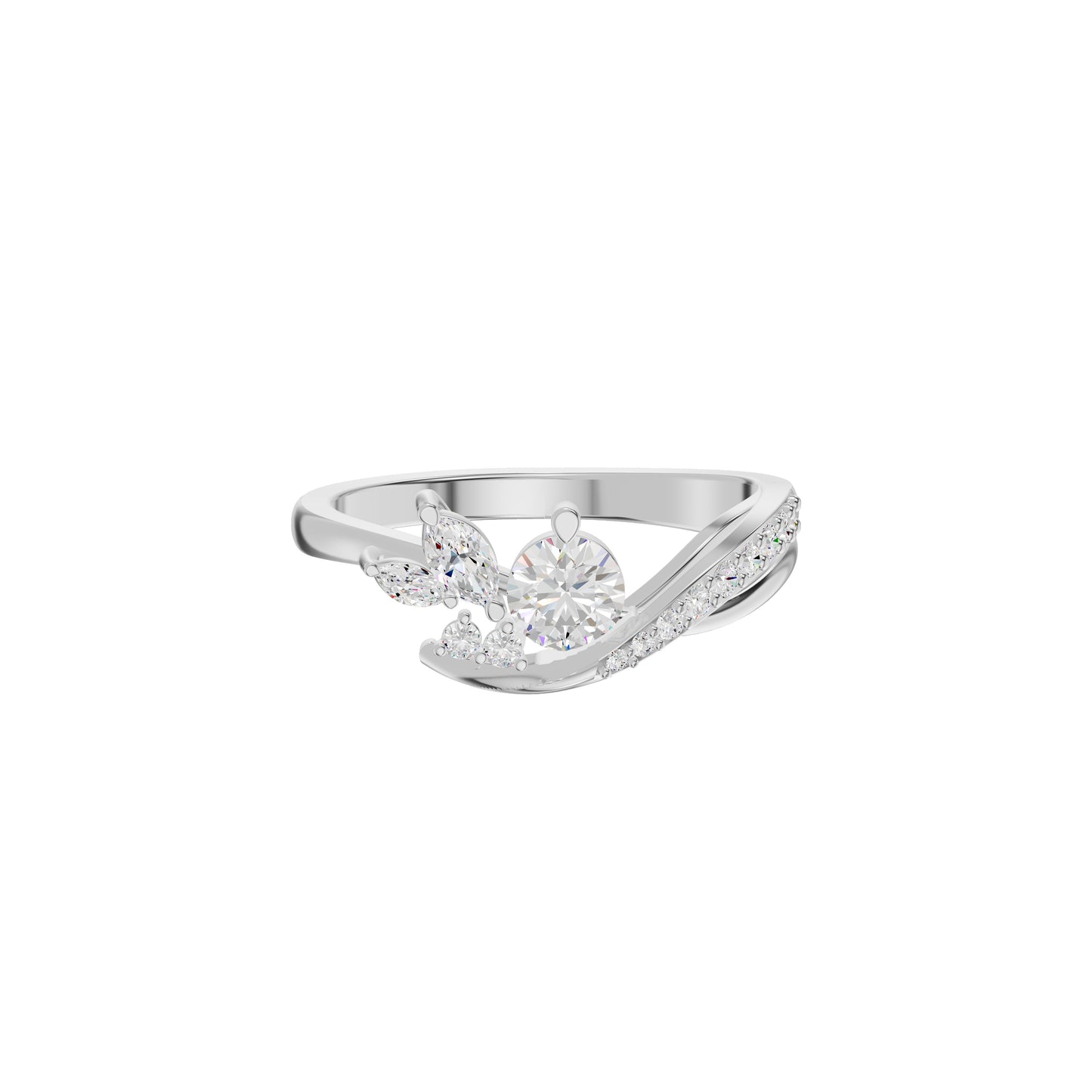 DLR002346 18 KT / White Gold / 18