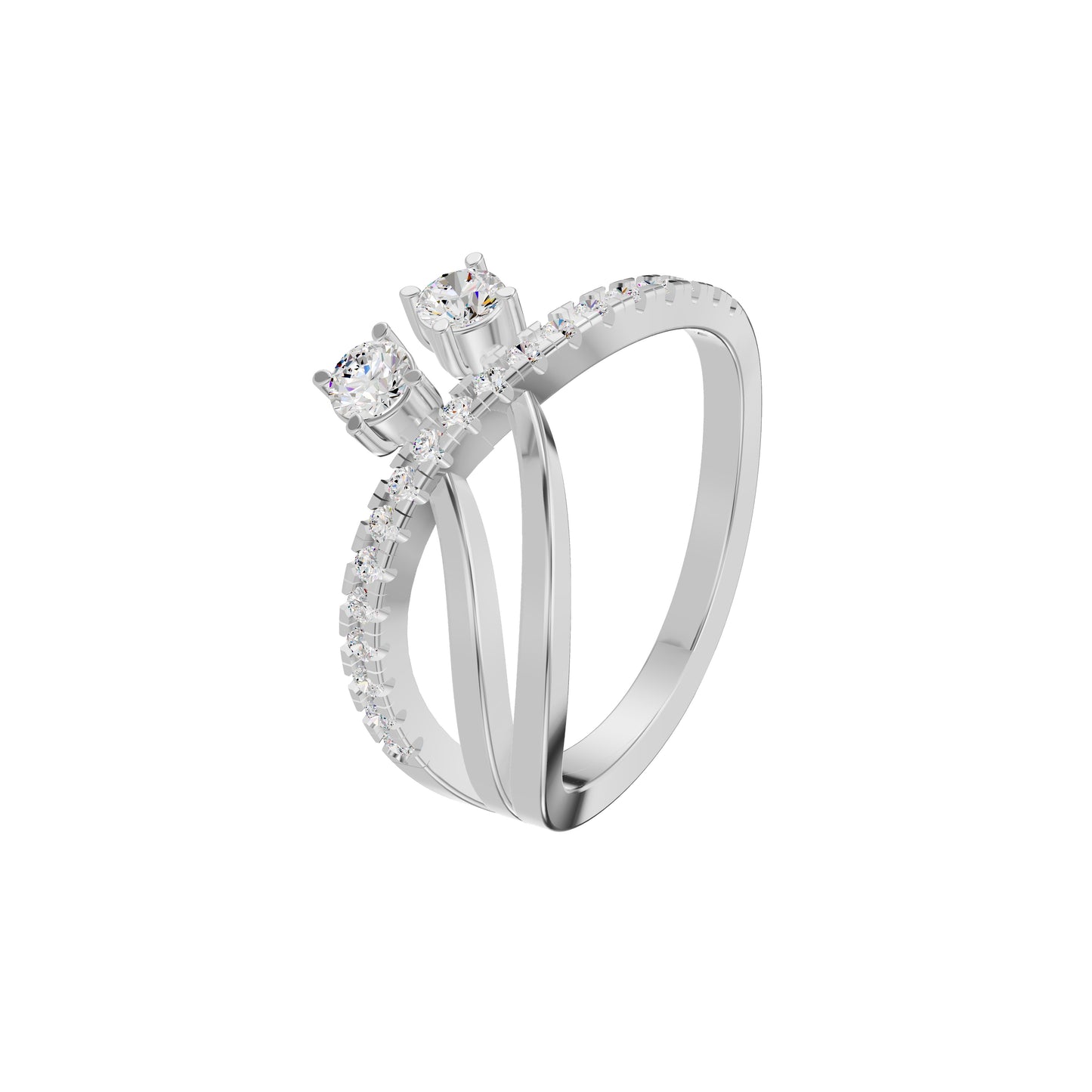 DLR002347 18 KT / White Gold / 18