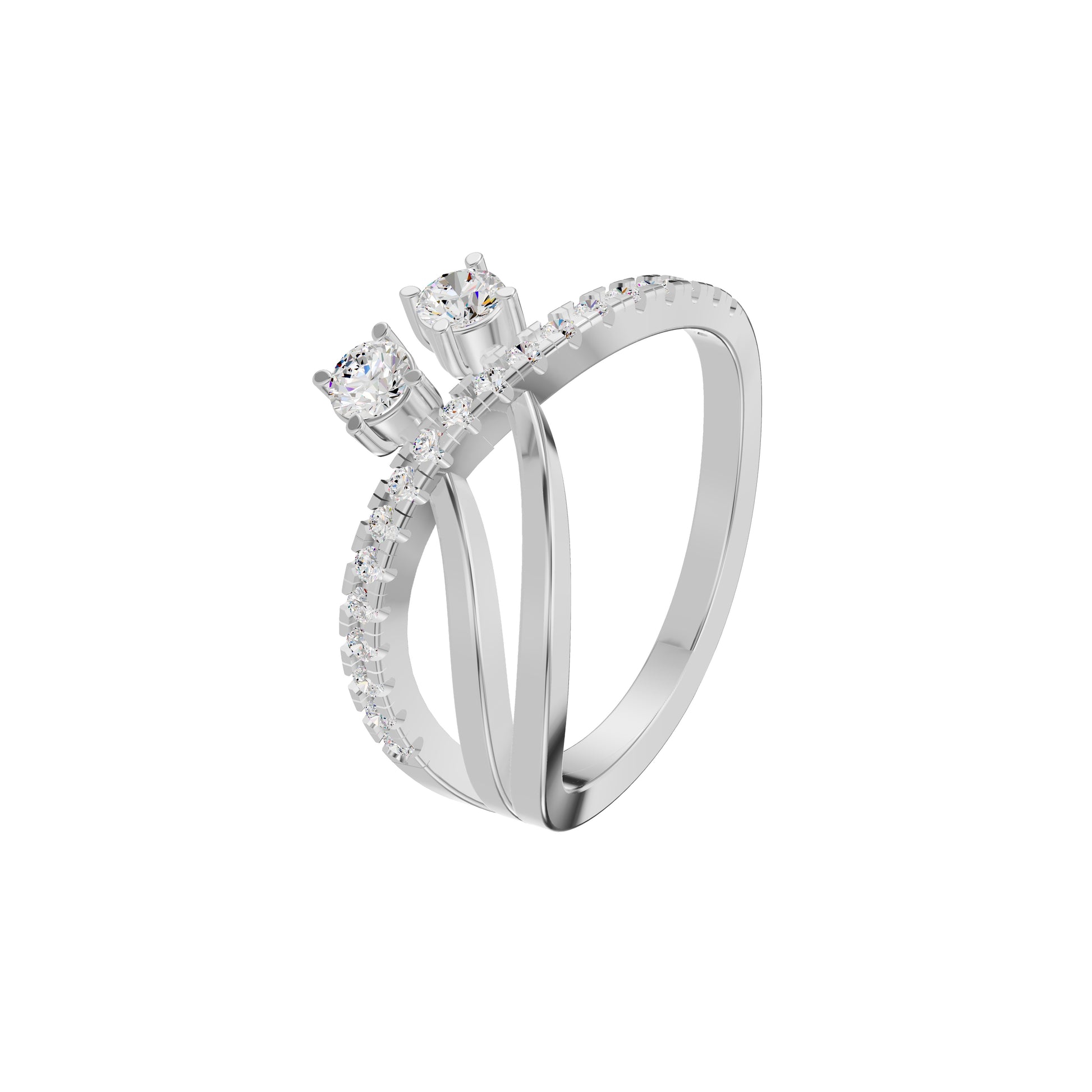 DLR002347 18 KT / White Gold / 18