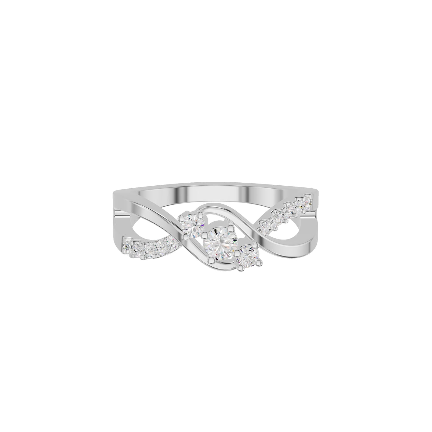 DLR002348 18 KT / White Gold / 18