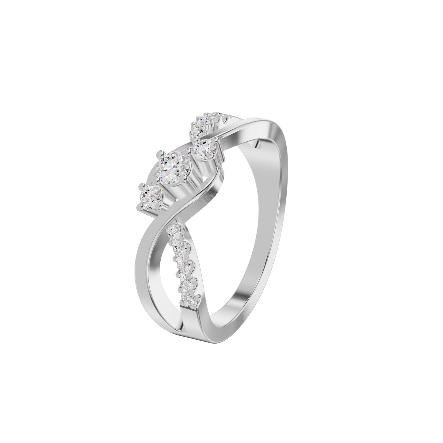 DLR002348 18 KT / White Gold / 18