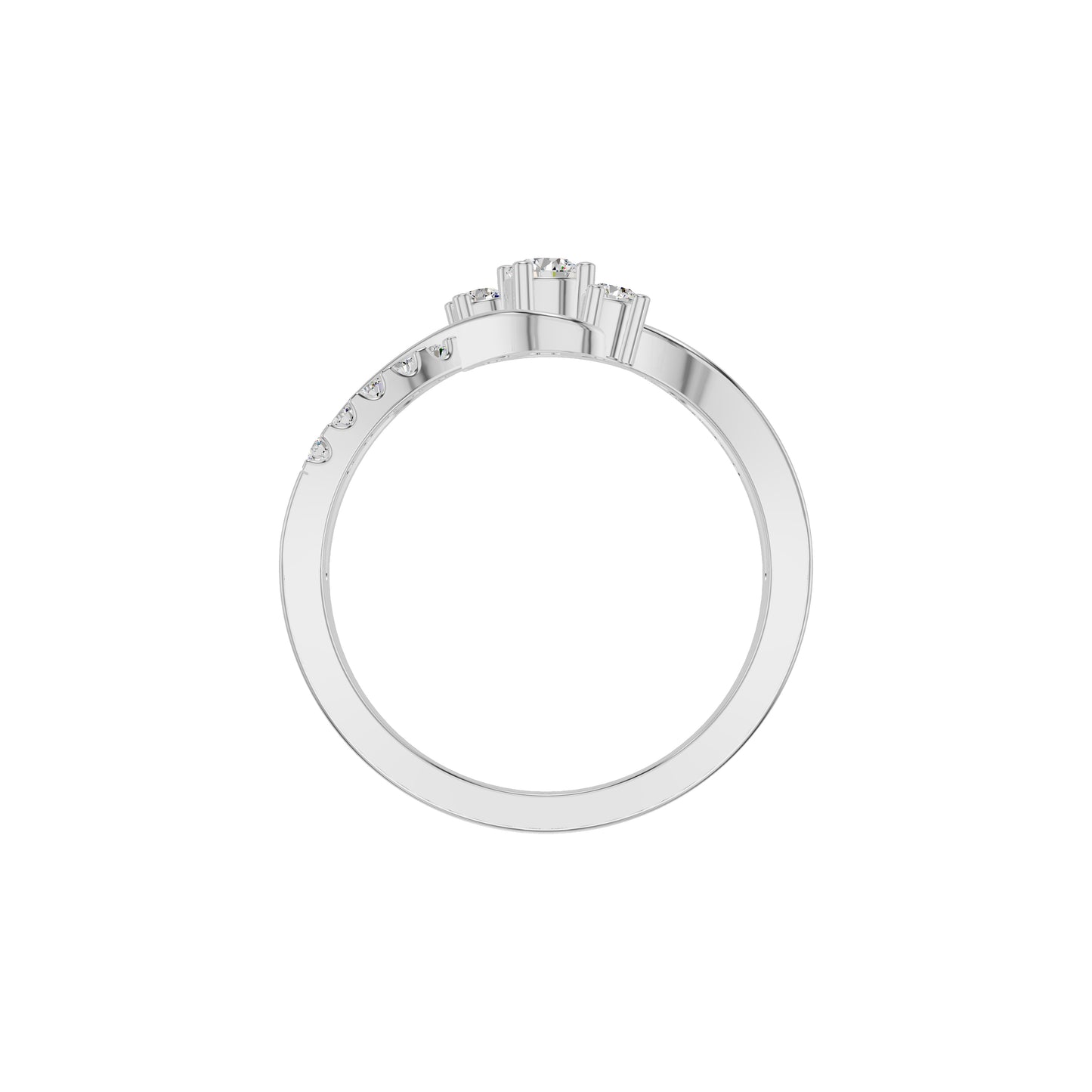 DLR002348 18 KT / White Gold / 18