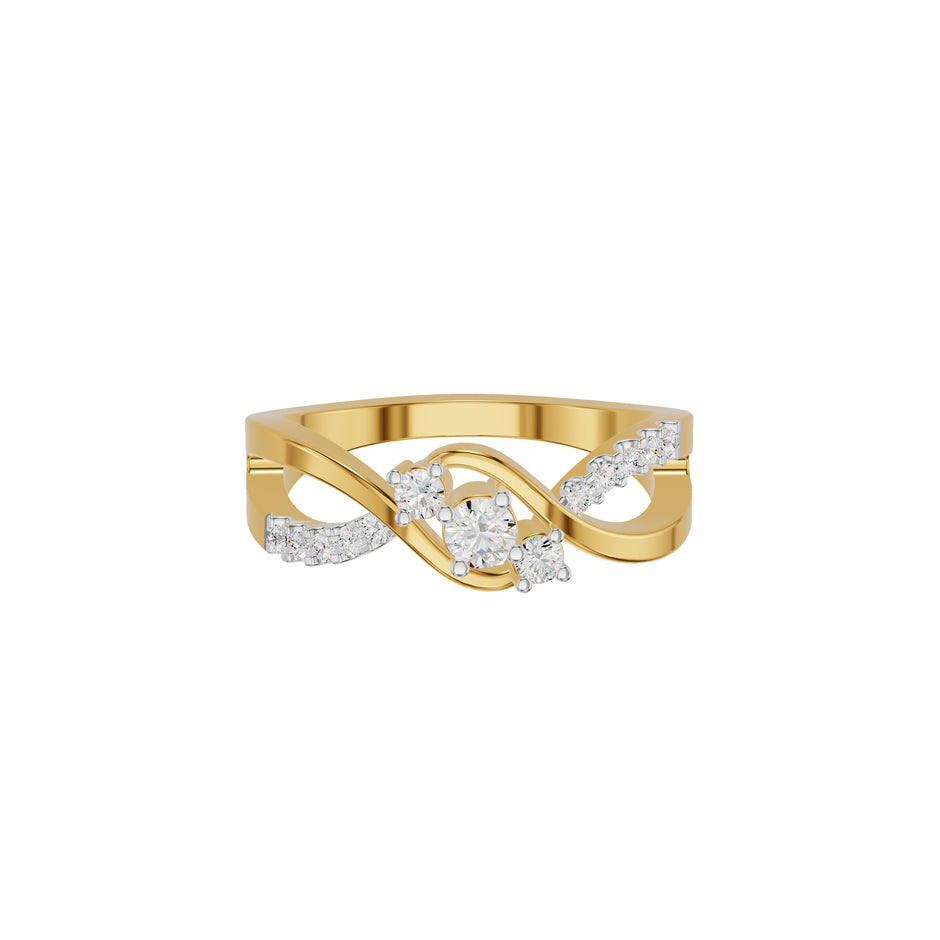 DLR002348 18 KT / Yellow Gold / 18