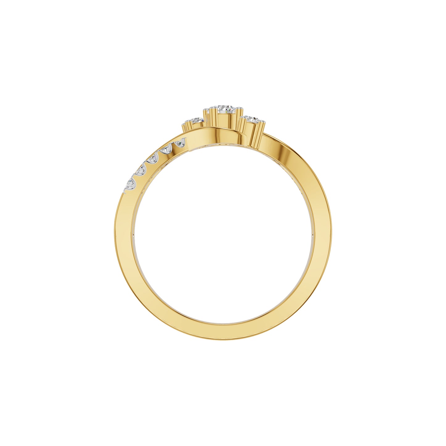 DLR002348 18 KT / Yellow Gold / 18