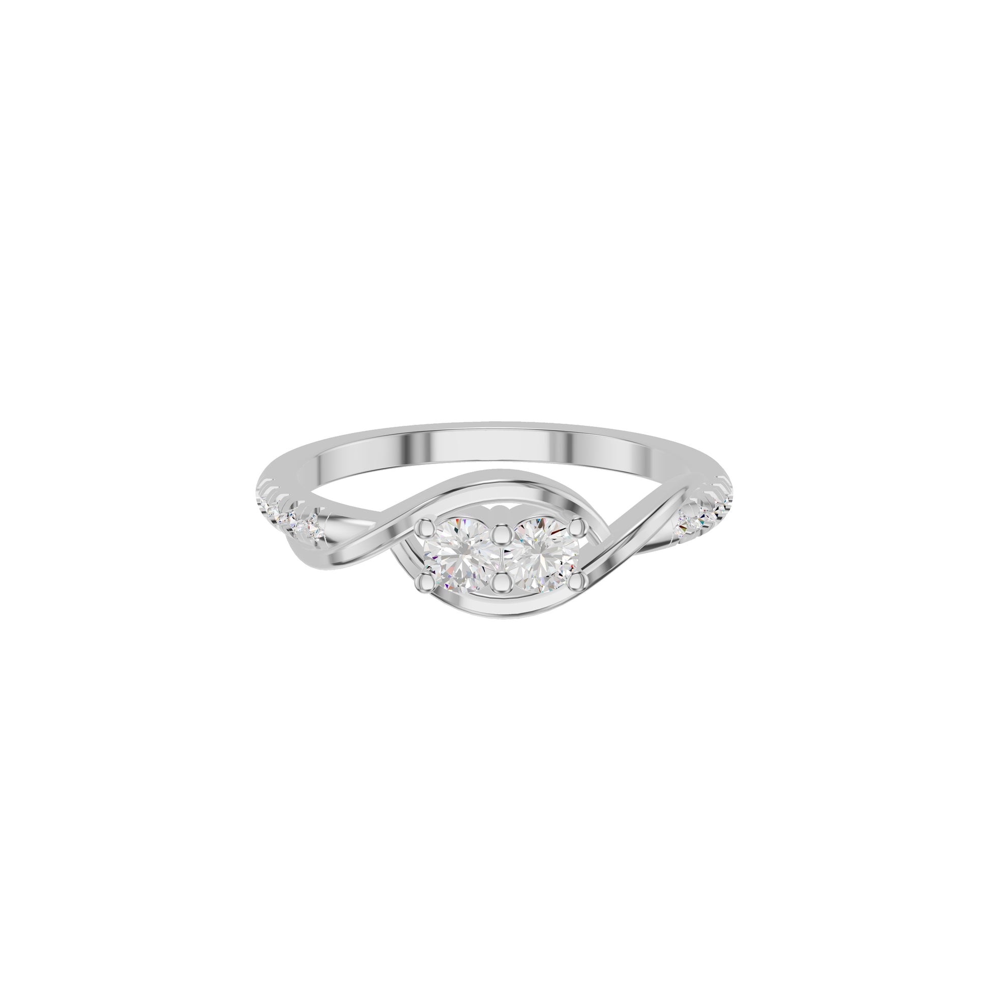 DLR002349 18 KT / White Gold / 18