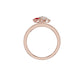 DLR002352 18 KT / Rose Gold / 18