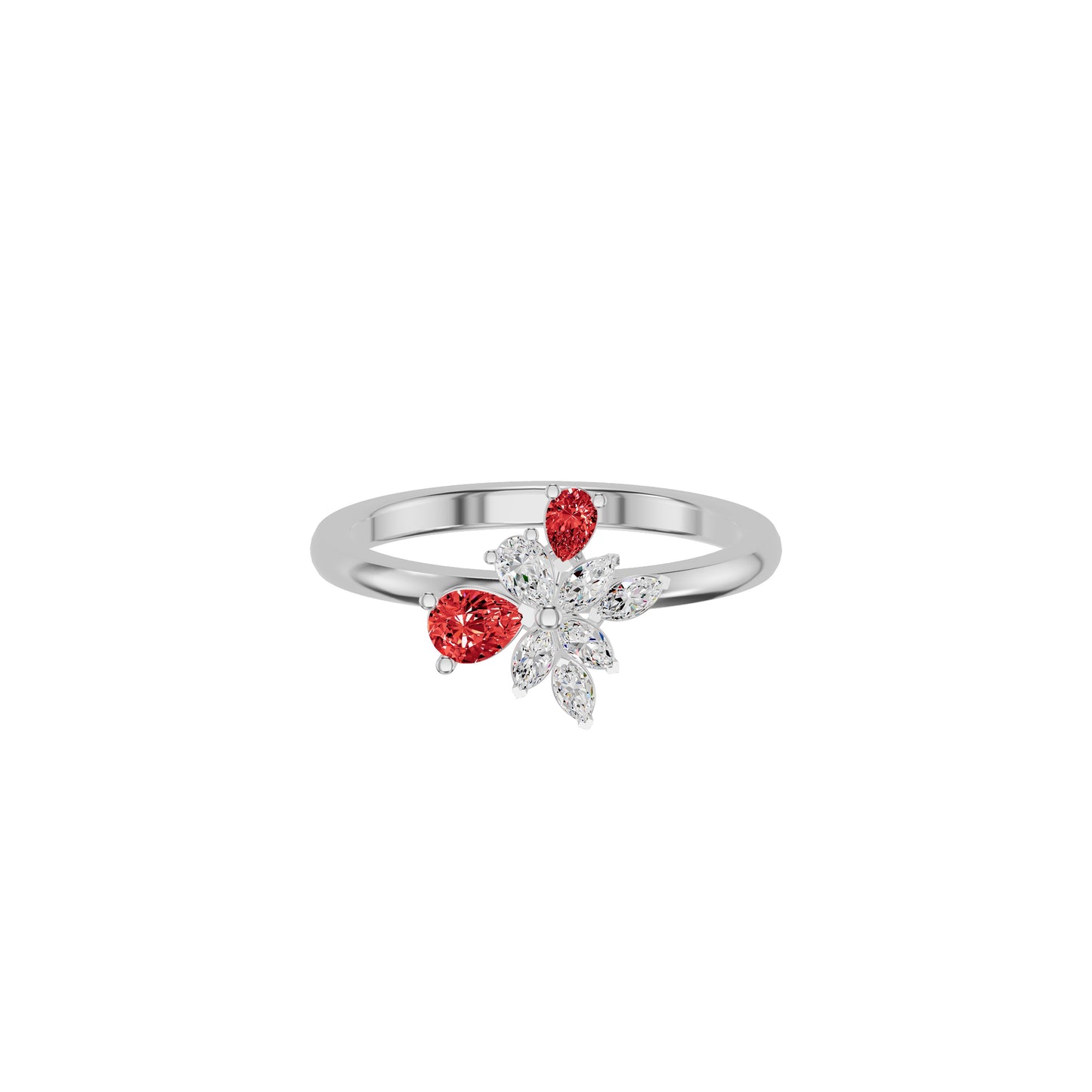 DLR002352 18 KT / White Gold / 18