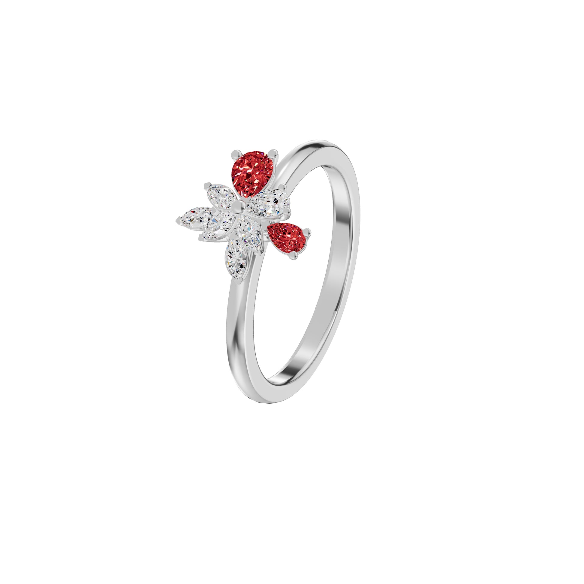 DLR002352 18 KT / White Gold / 18