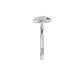 DLR002352 18 KT / White Gold / 18