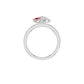 DLR002352 18 KT / White Gold / 18