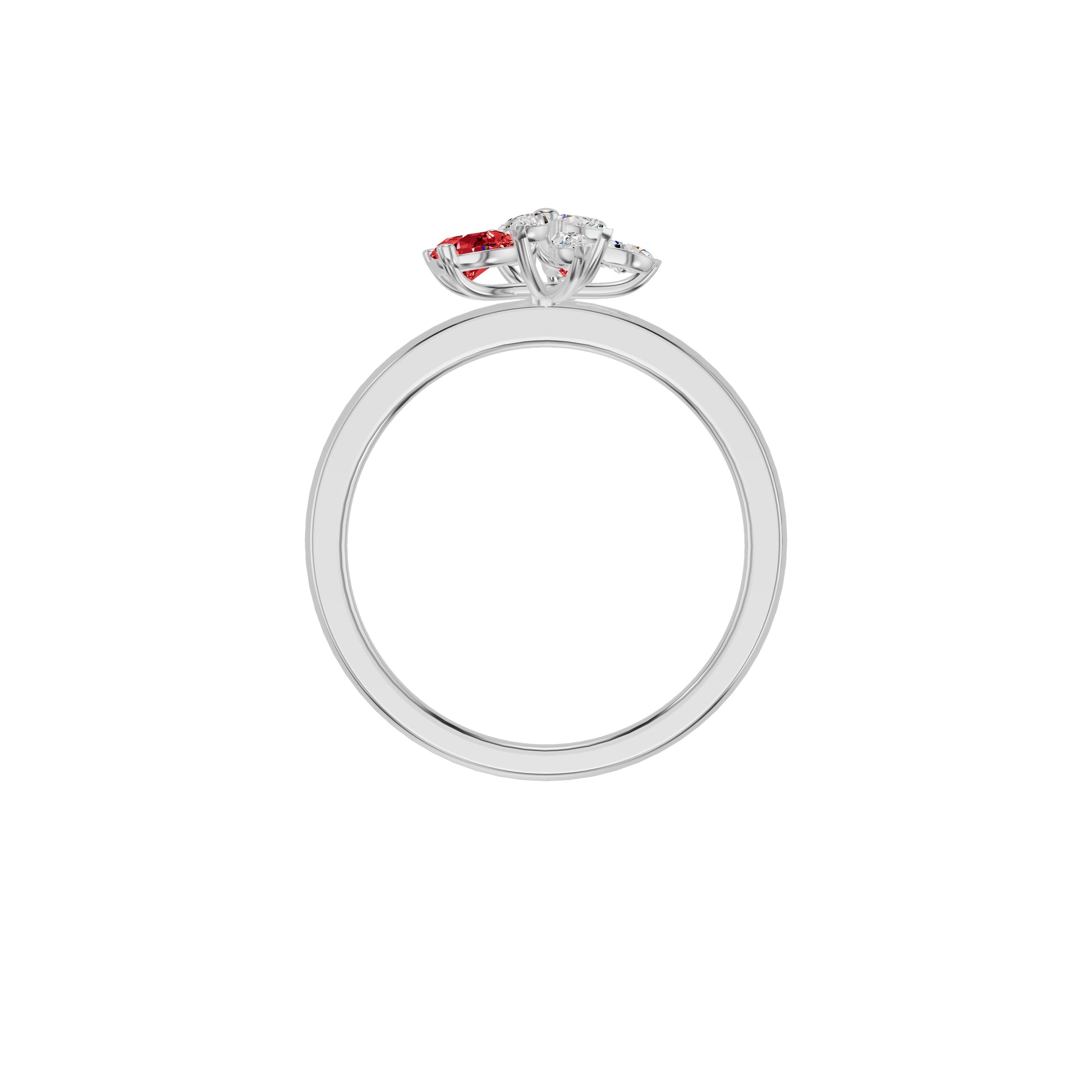 DLR002352 18 KT / White Gold / 18
