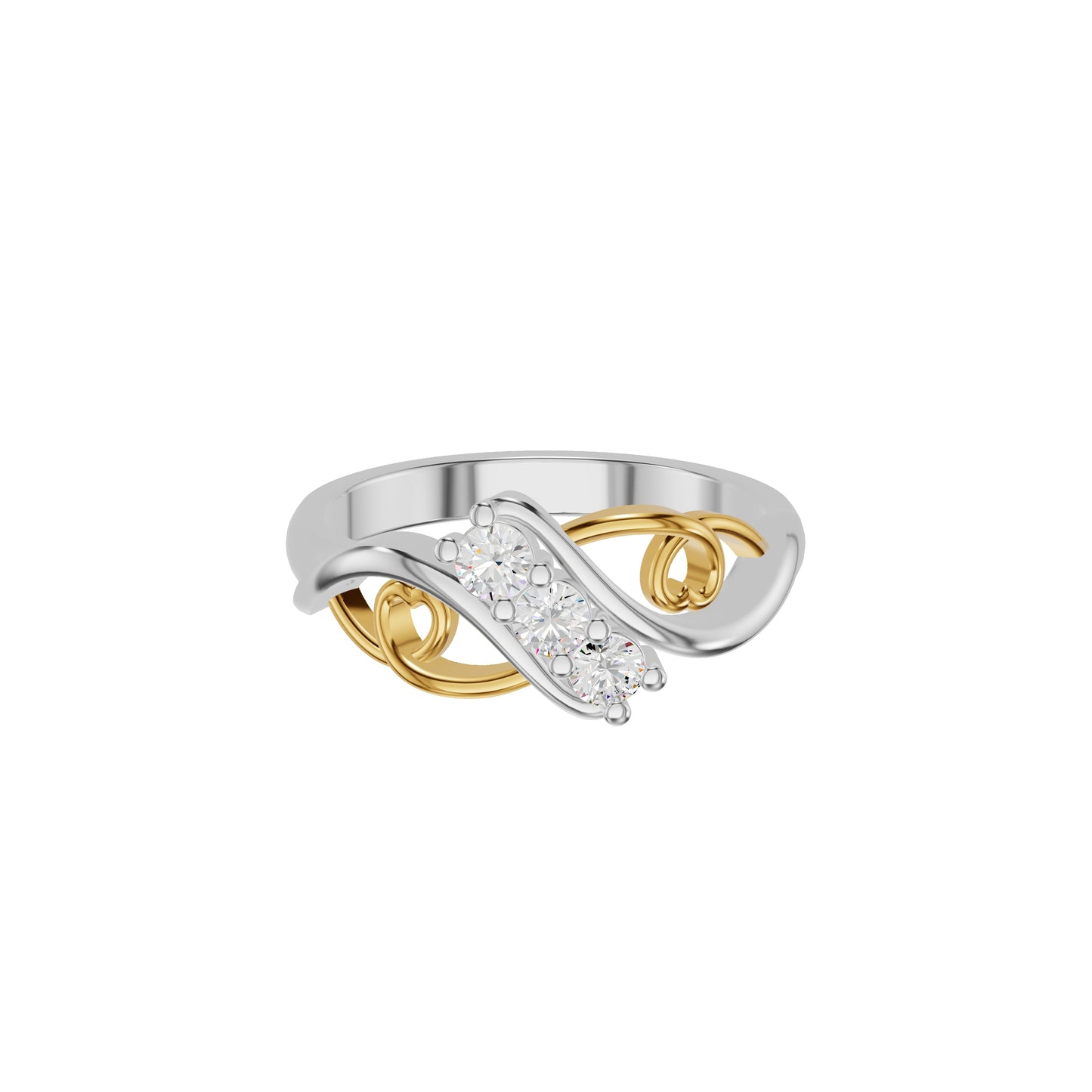 DLR002353 18 KT / White Gold / 18