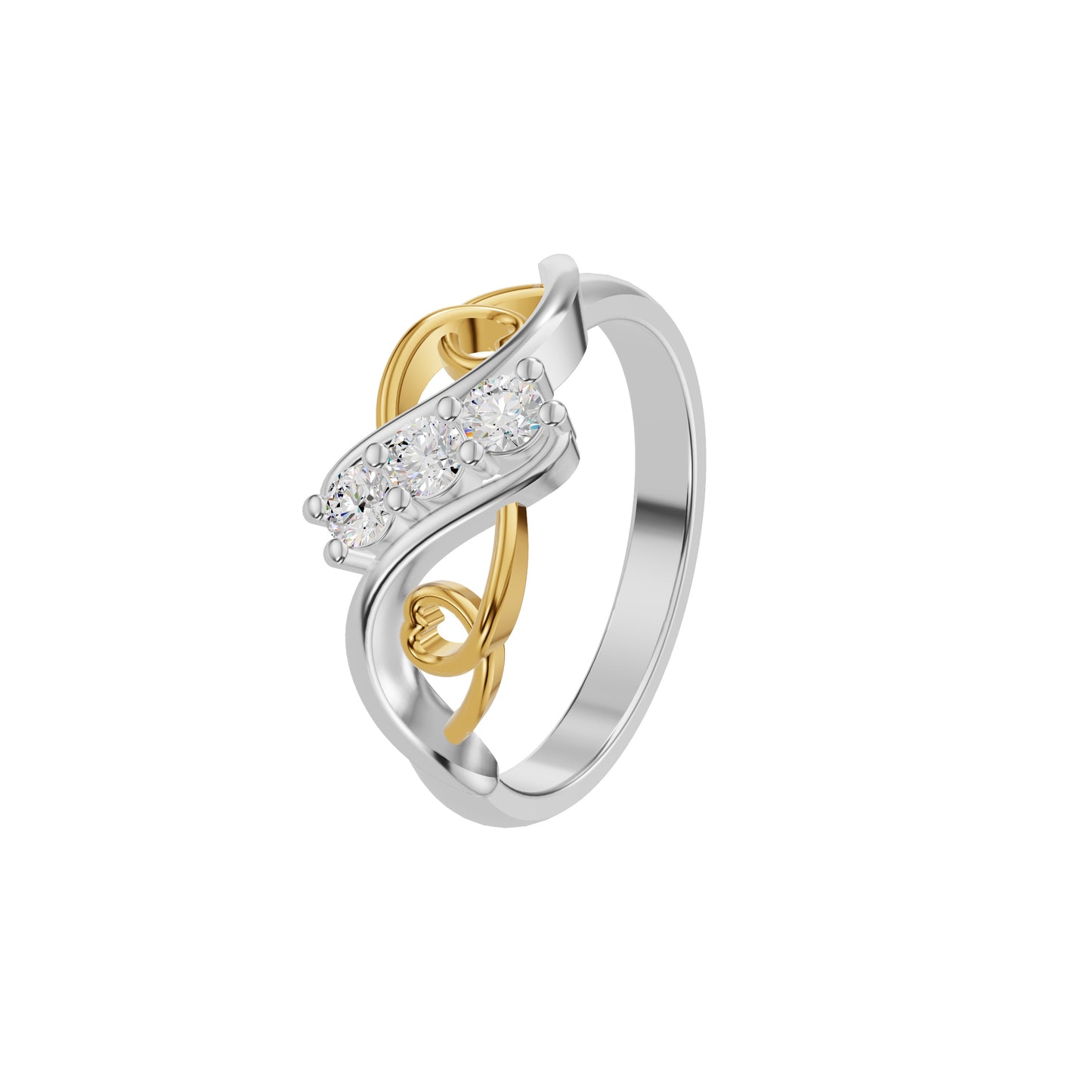 DLR002353 18 KT / White Gold / 18
