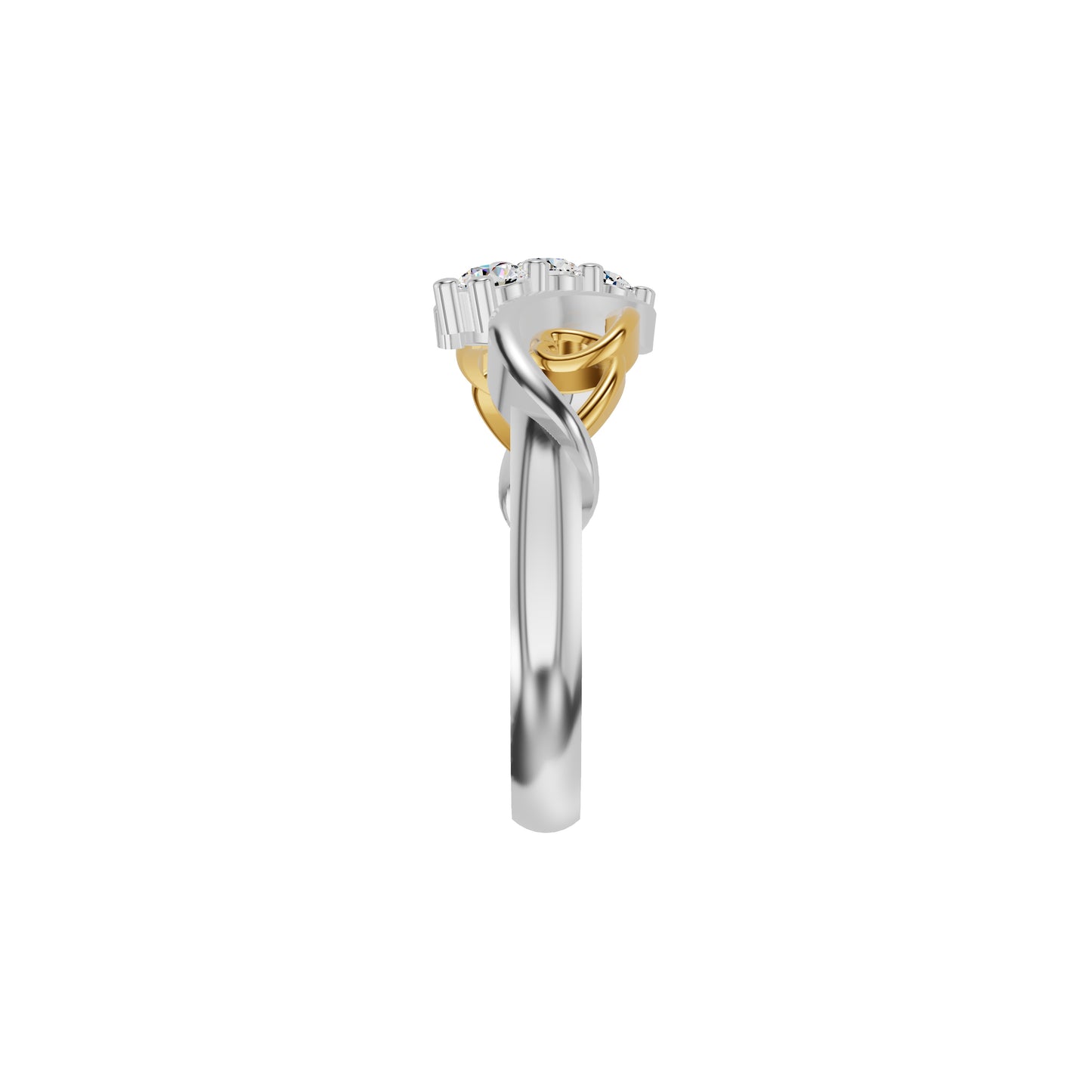 DLR002353 18 KT / White Gold / 18